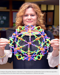 Western Education Article Image of Karen Bax with colourful ball